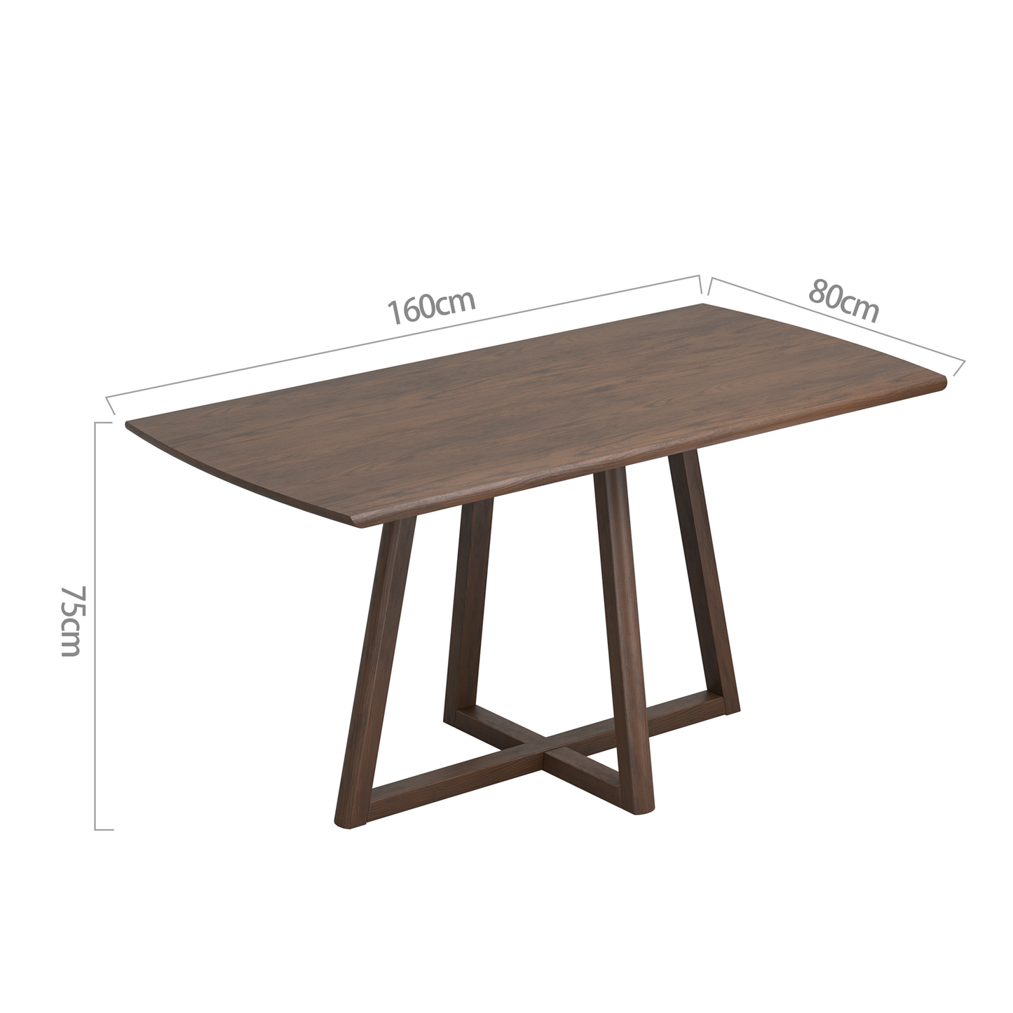 Crban Arezzo Blade Dining Table 1.6M